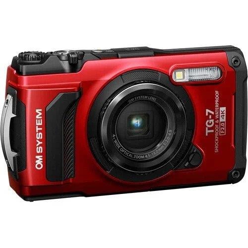Olympus OM System Tough TG-7 Dijital Kamera (Kırmızı)