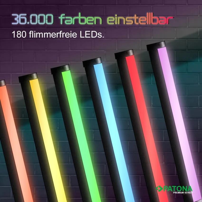 PATONA 4291 PREMIUM LED RGB Tube Photo/Video Light Led Dynamic 21