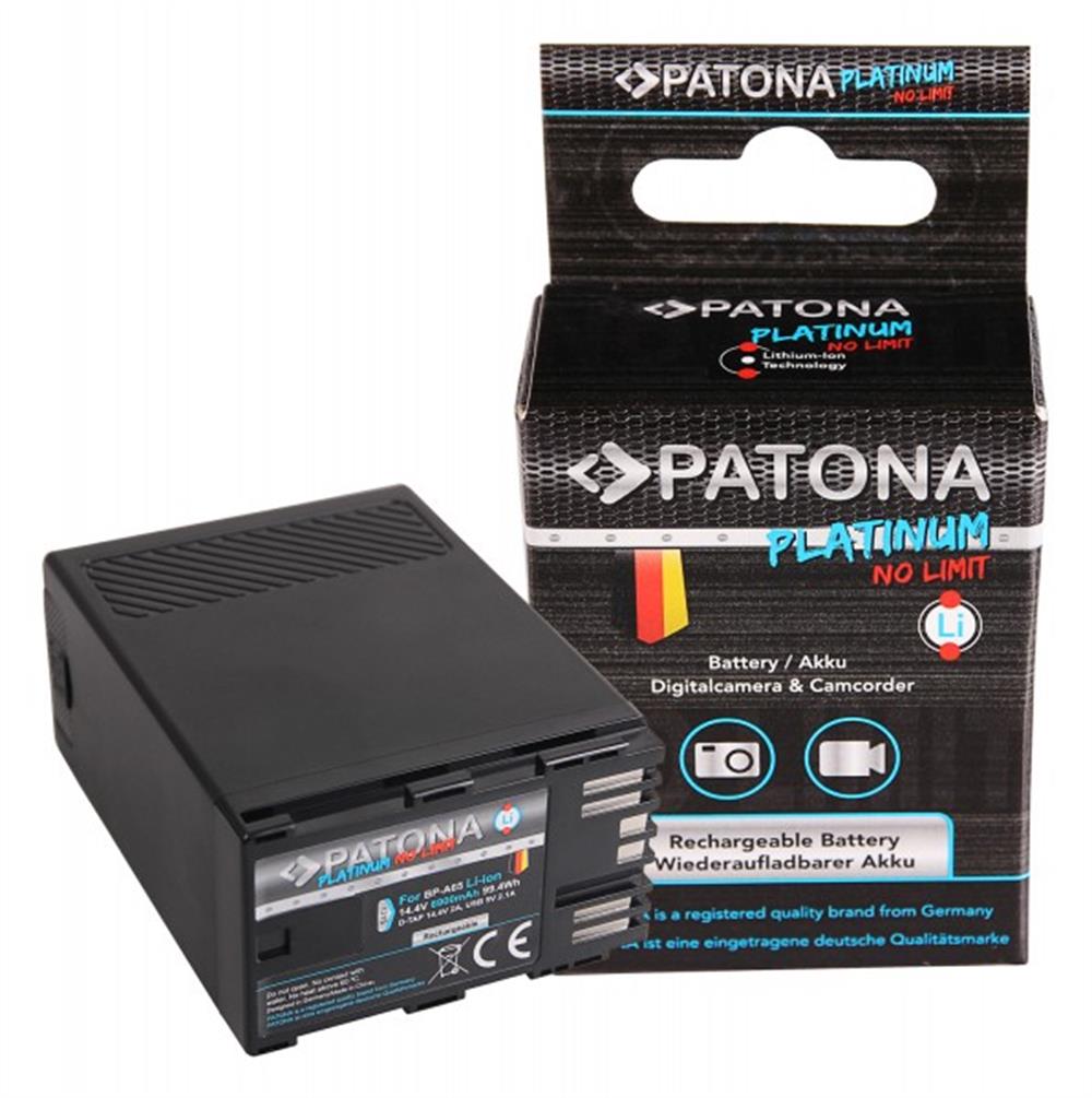 PATONA Platinum Battery f. Canon BP-A65 
