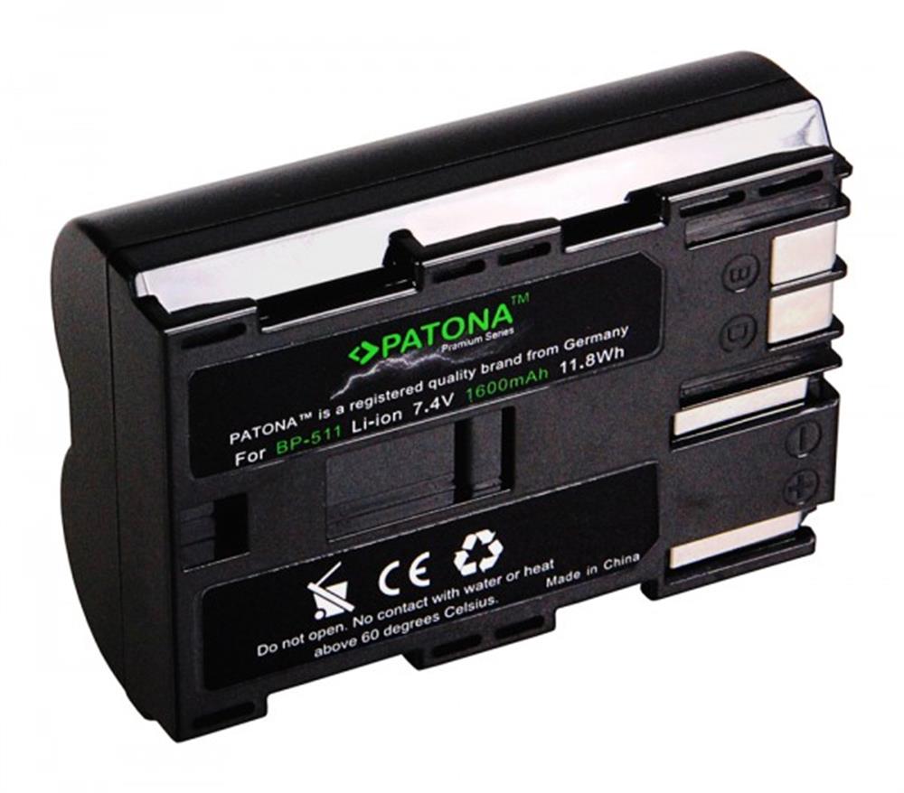 PATONA Premium Batarya  CANON BP-511 