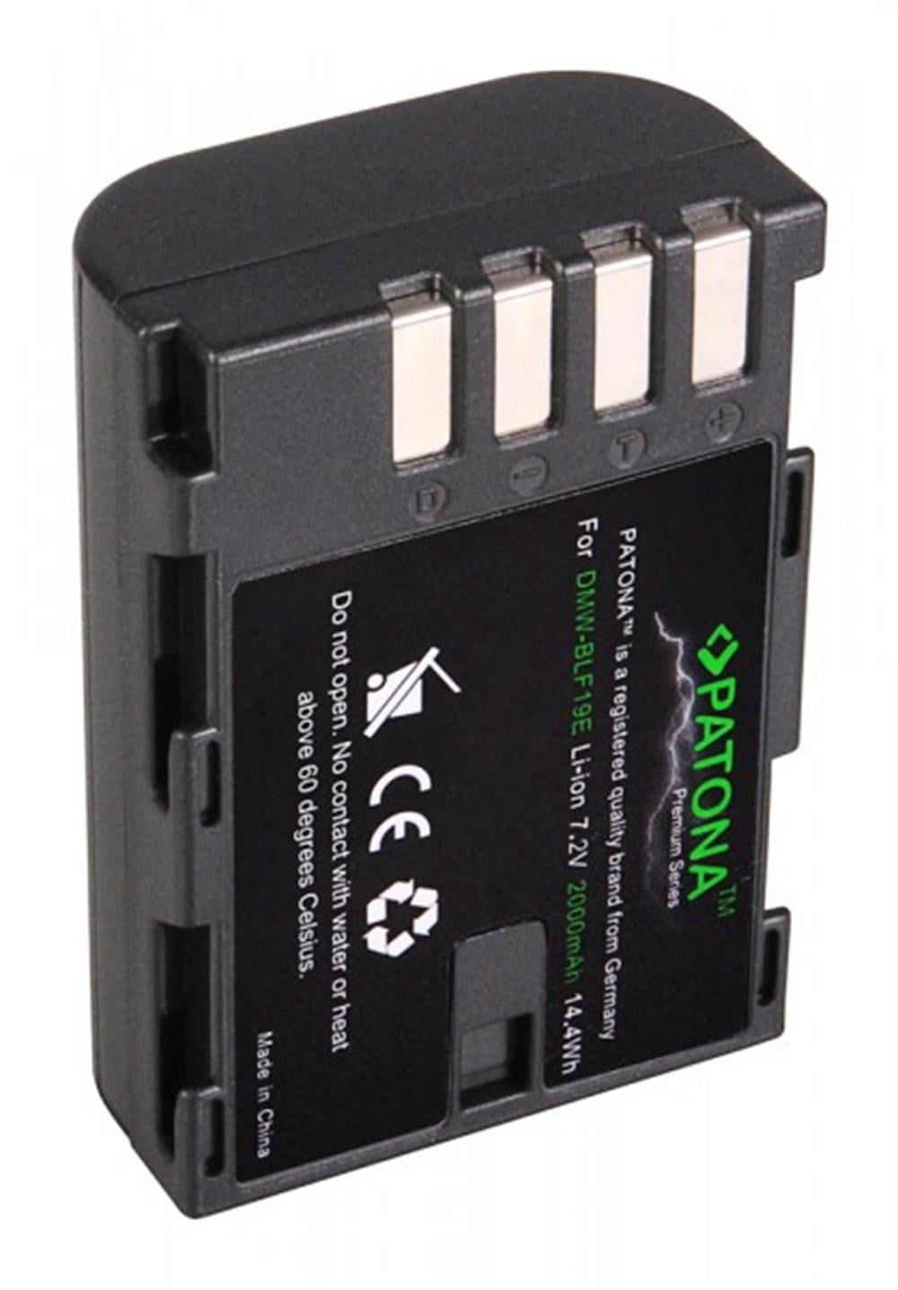 PATONA Premium Battery f. Panasonic Lumix DMC-GH3 GH3A GH4 DMW-BLF19
