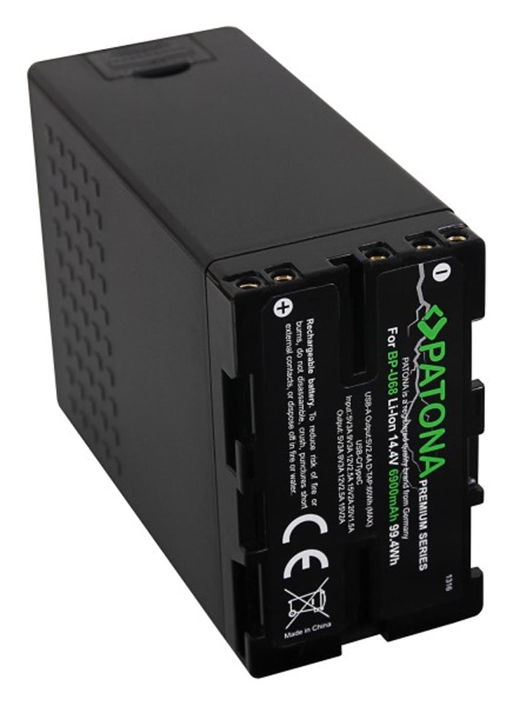 PATONA Premium Battery Sony BP-U68 