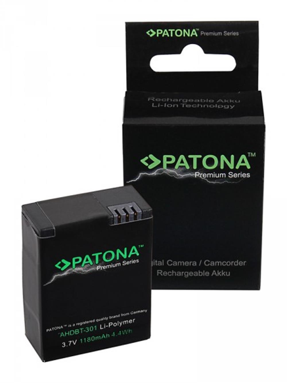 PATONA Premium Batarya GoPro HD Hero 3+ AHDBT302 