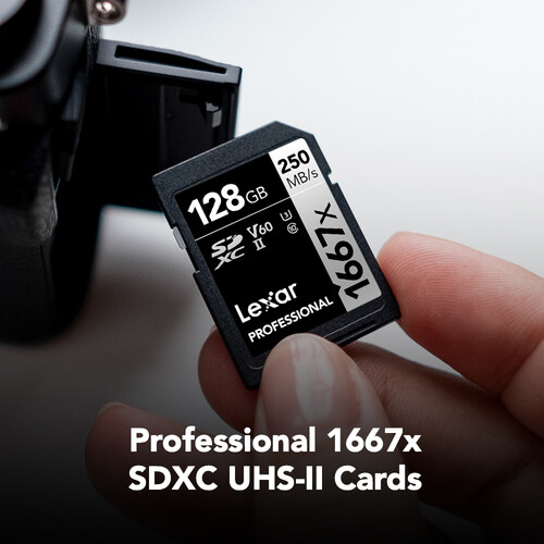 Professional 128GB 1667x SDXC UHS-II SD Hafıza Kartı