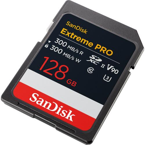 SanDisk 128GB Extreme PRO UHS-II SDXC Hafıza Kartı