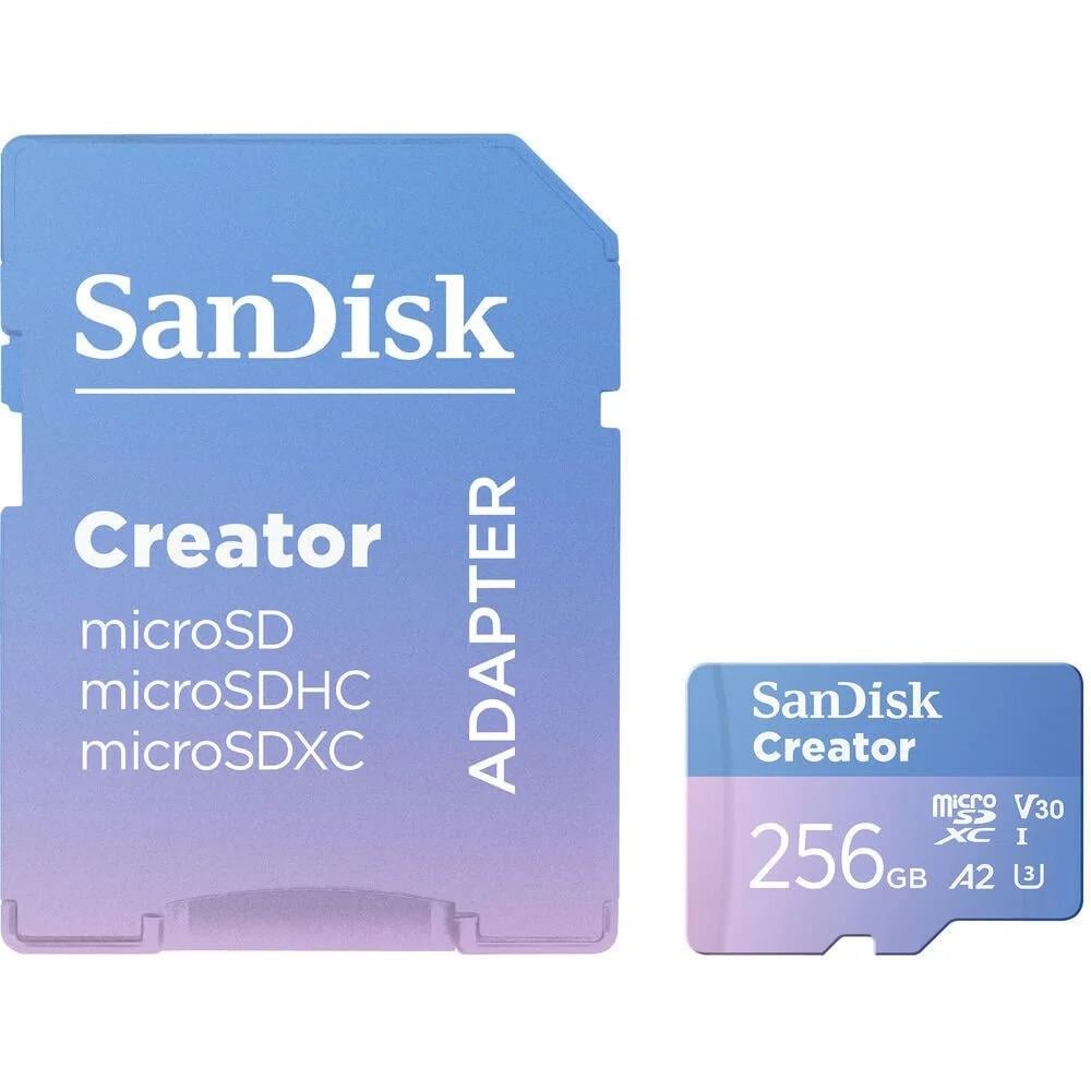 Sandisk 256GB Creator microSD Kart