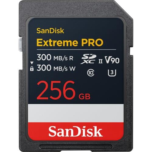 SanDisk 256GB Extreme PRO UHS-II SDXC Hafıza Kartı