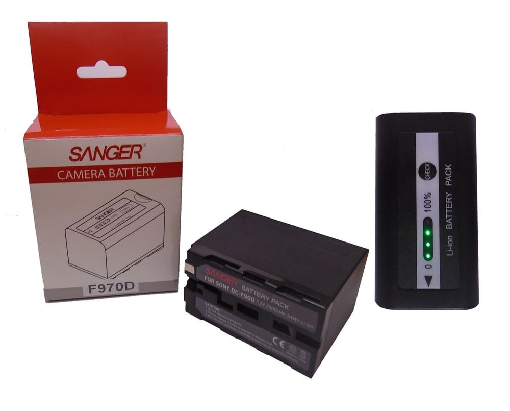 Sanger Np-F970D Göstergeli USB ŞARJLI Batarya