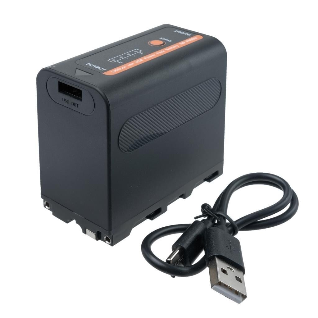 Sanger Np-F970D Göstergeli USB ŞARJLI Batarya