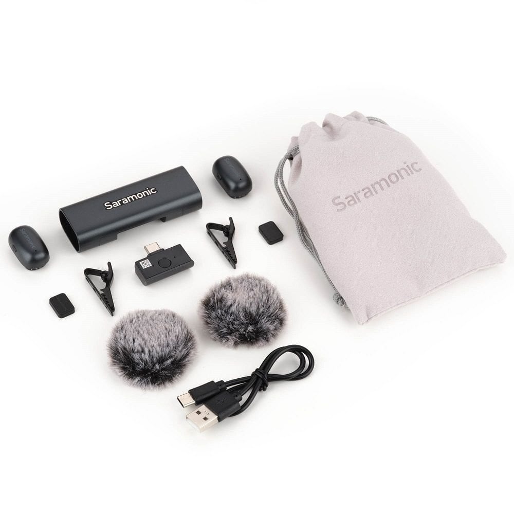 Saramonic Air SE-01 Type-C 2 Kişilik Kablosuz Yaka ve El Mikrofonu
