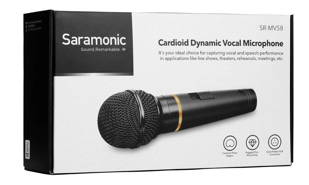 Saramonic SR-MV58 Kardioid Dinamik Vokal Mikrofon
