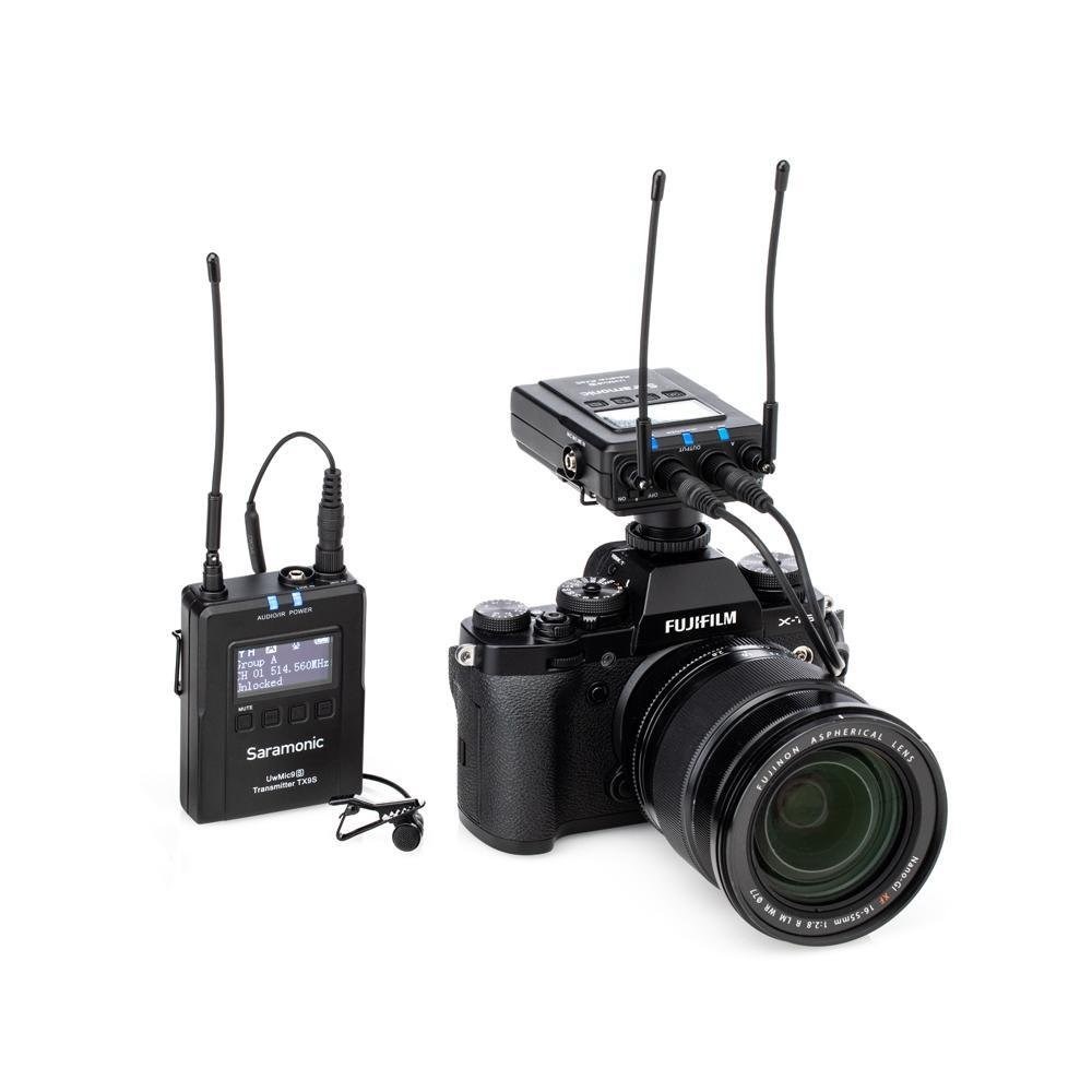 Saramonic UwMic9S Kit 1 (RX+TX) Kablosuz Yaka Mikrofonu