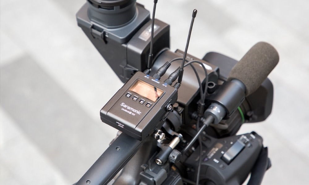 Saramonic UwMic9S Kit 2 (RX + TX + TX) Kablosuz Yaka Mikrofonu