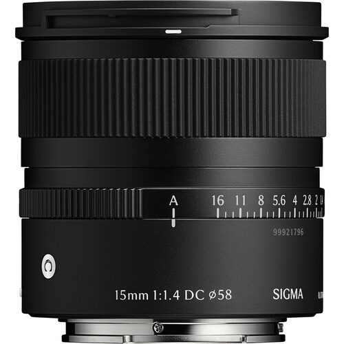 Sigma 15mm f/1.4 DC Contemporary Lens (Fuji X)