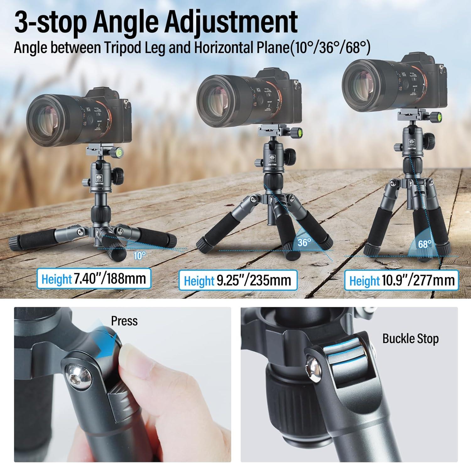 SIRUI AM-TT50 Compact Mini Desktop Tripod