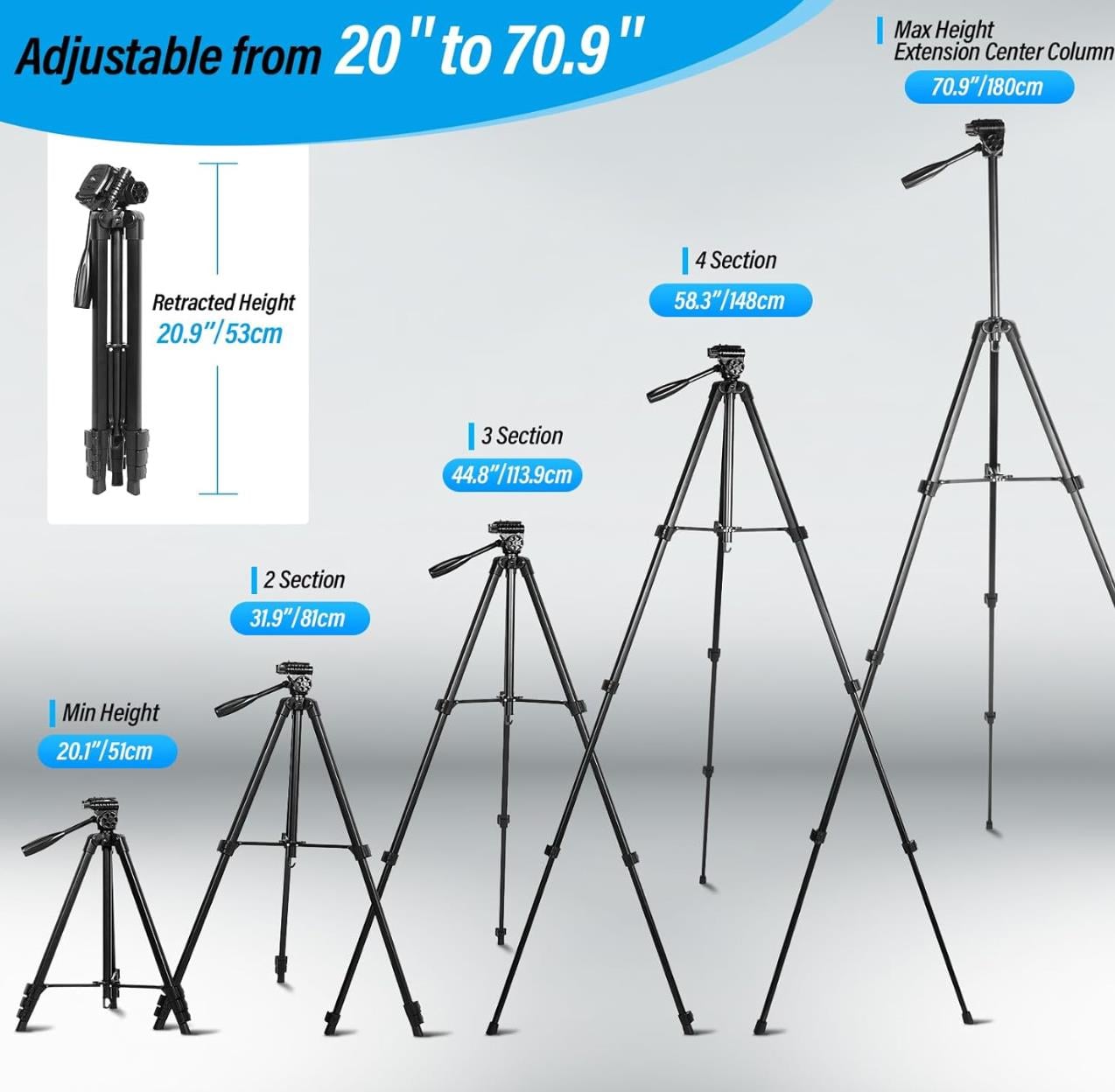 SIRUI Phantom Series T180 Alüminyum Video Tripod