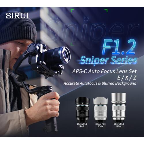 Sirui Sniper 23mm f/1.2 Autofocus Lens (Sony E, Siyah)
