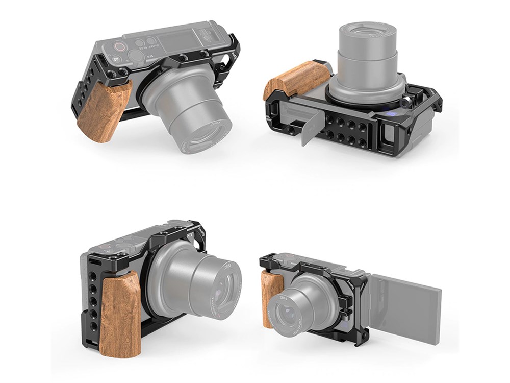 SmallRig 2937 Sony ZV1 İçin Ahşap Tutaklı Kafes