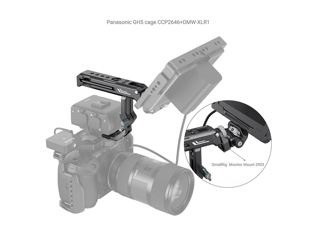 SmallRig 3082 Sony ve Panasonic Uyumlu Üst Tutamak
