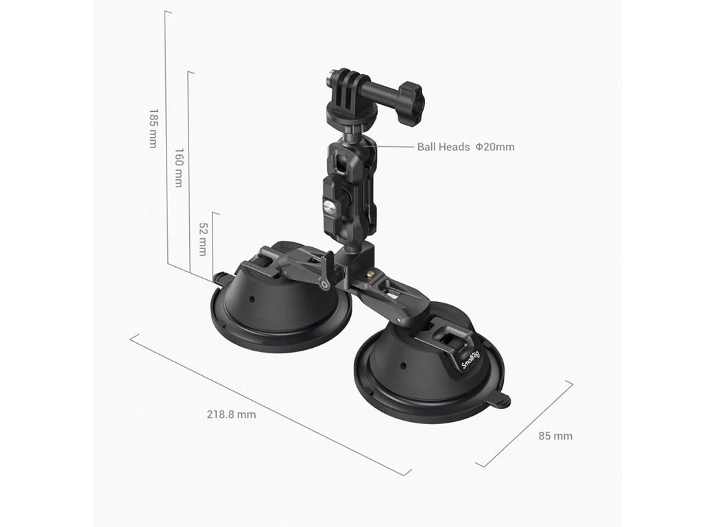 SmallRig 3566 Dual Suction Camera Mount