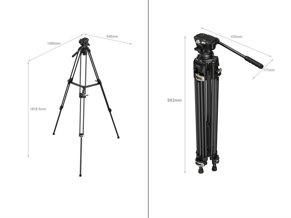 SmallRig 3751 AD-01 Video Tripodu