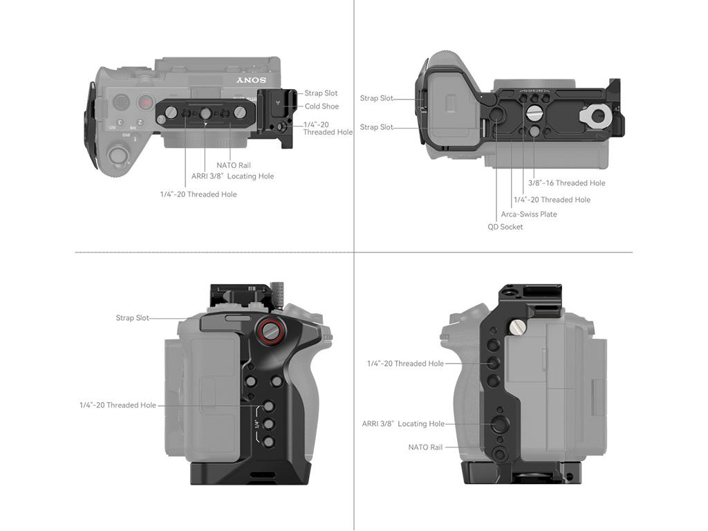 SmallRig 4183 Sony FX30 / FX3 için Kafes
