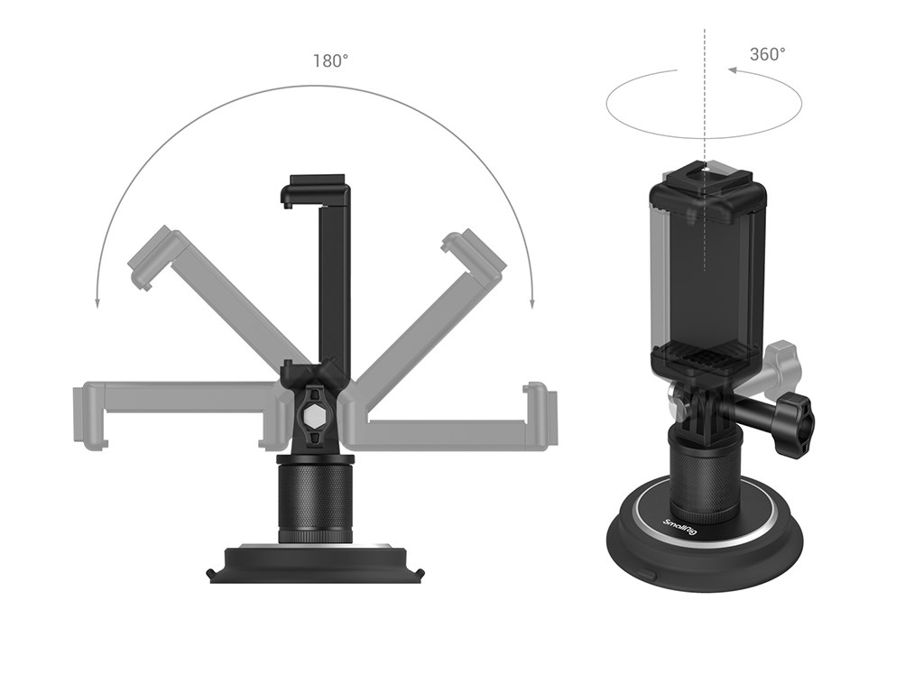 SmallRig 4347 Aksiyon Kameraları için Vantuz