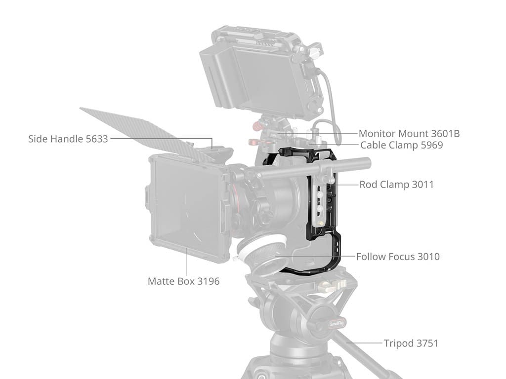 SmallRig 5954 EOS R6 III Kafes