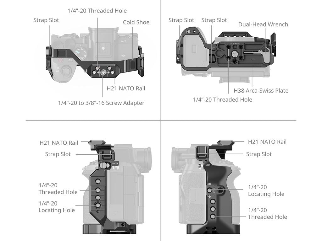 SmallRig 6024 Sony A7 V / A7 IV Kafes