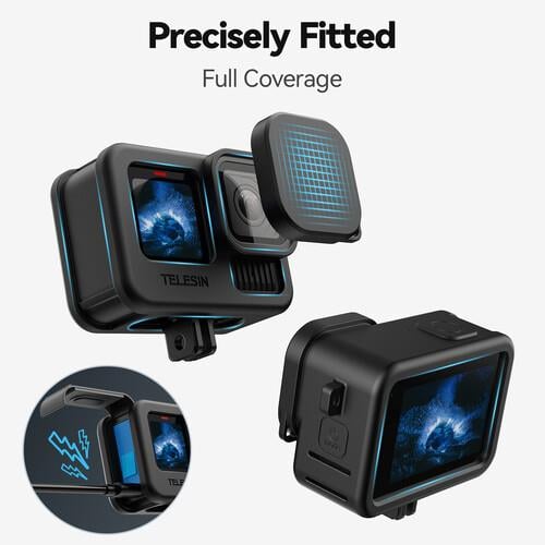 TELESIN Silicone Protective Case 2.0 for GoPro HERO13/12/11/10/9