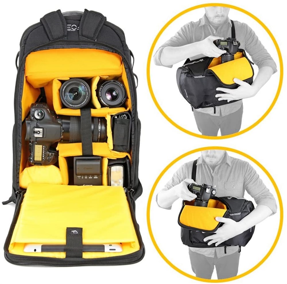 Vanguard Veo Discover 46 Fotoğraf Makinesi Çantası, Siyah