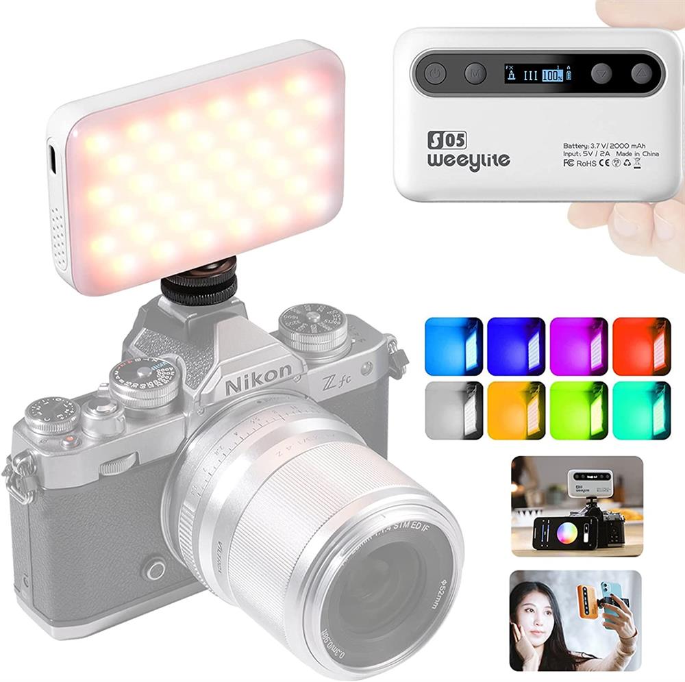 Viltrox Weeylite S05-G Compact RGB Led Dolgu Işığı