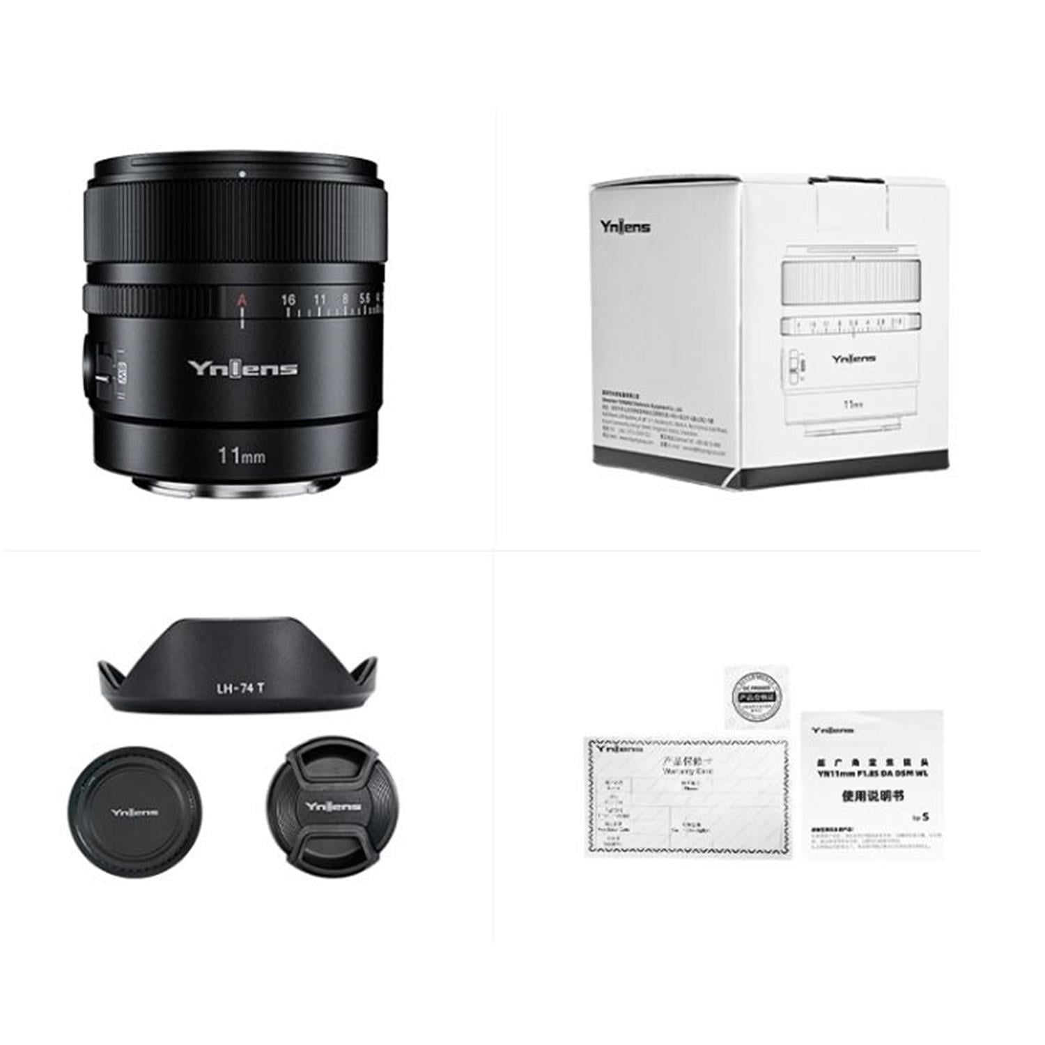 Yongnuo 11mm F/1.8S DA DSM WL APS-C Otofokus Wireless Lens (Sony E)