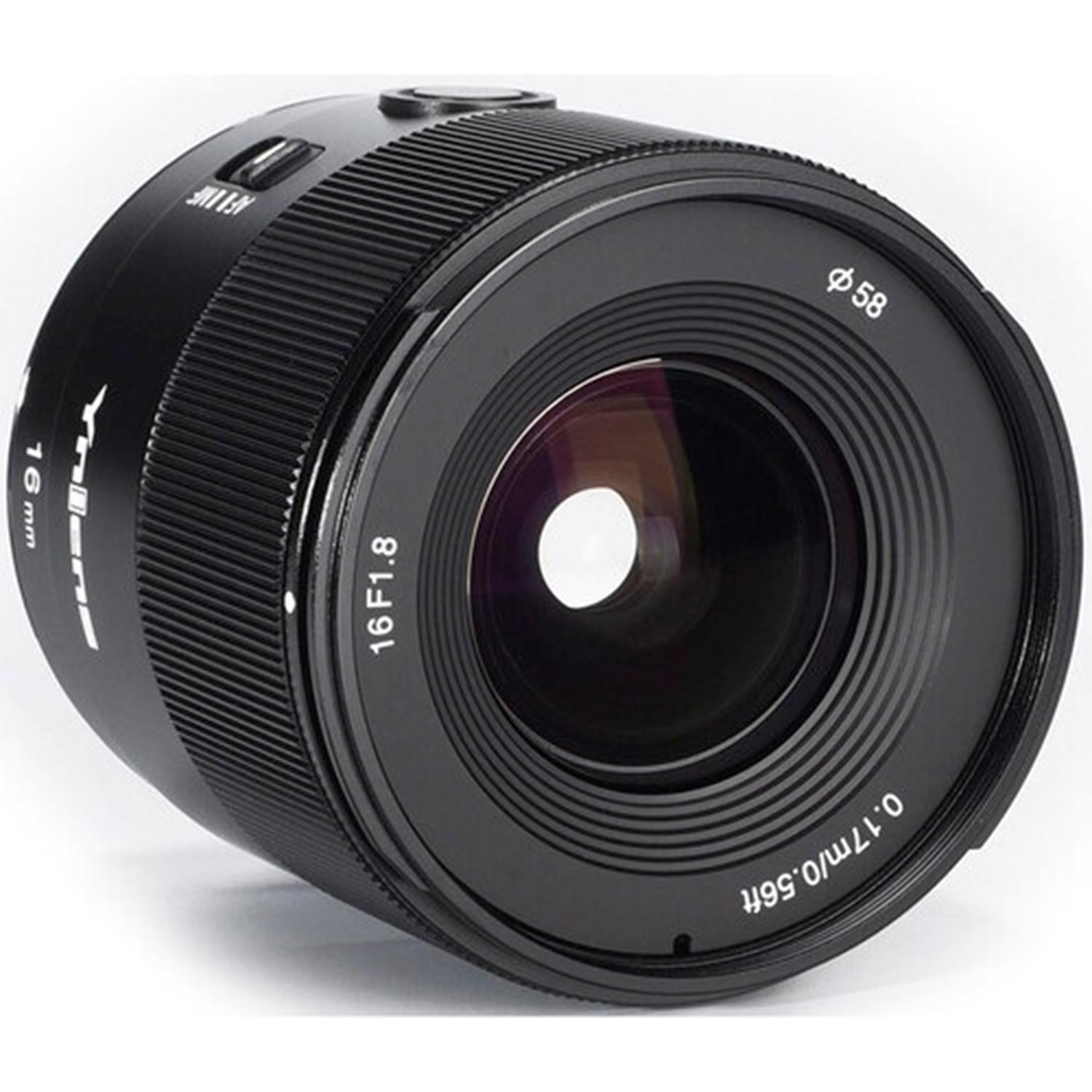 Yongnuo 16mm f/1.8S DA DSM APS-C Otofokus Lens (Sony E)