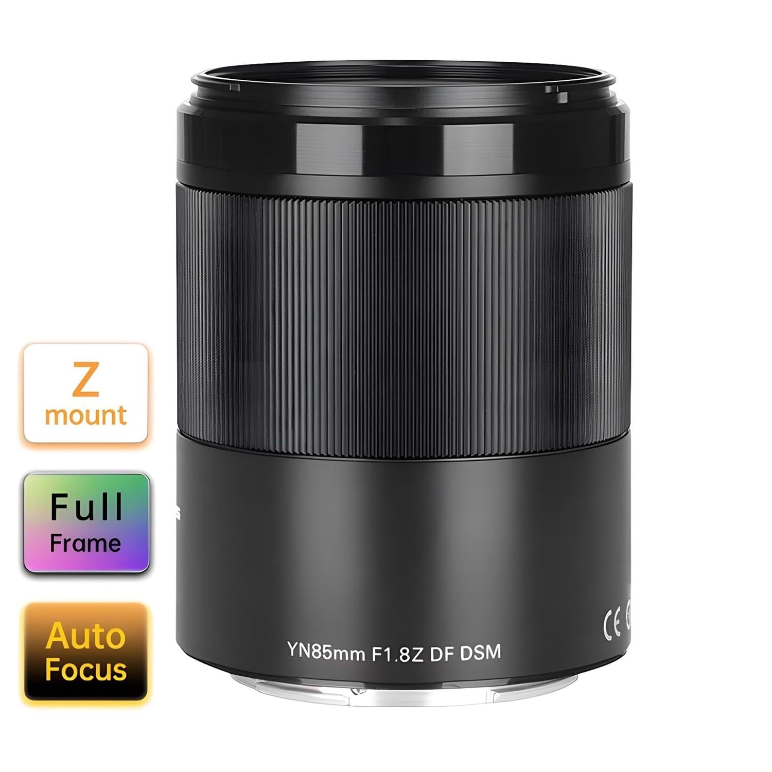 Yongnuo 85mm F/1.8Z DF DSM Full Frame Nikon Z Mount Uyumlu Otofokus Prime Lens