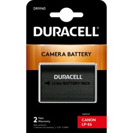   Anasayfa Aksesuarlar Batarya ve Şarj Cihazları Duracell Canon LP-E6 Batarya DR9943 (Yeni Versiyon) Duracell Canon LP-E6 Batarya
