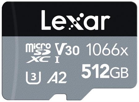  Lexar 512GB Professional 1066x UHS-I microSDXC Hafıza Kartı + SD Adaptör