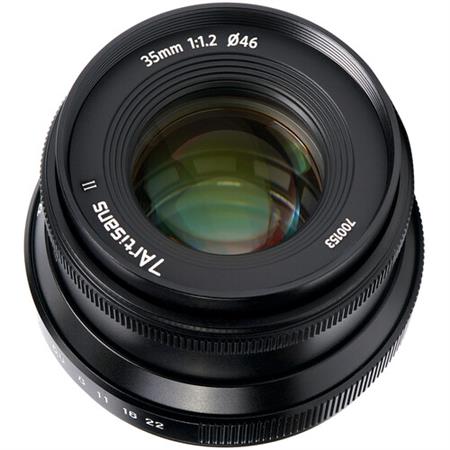 7Artisans 35mm f/1.2 Mark II Lens Sony E için (Siyah)
