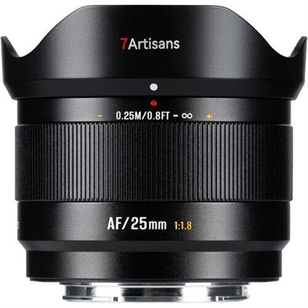 7Artisans AF 25mm F1.8 Fuji (FX Mount) APS-C Lens Siyah