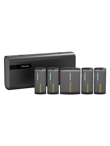 7Ryms Iray DW40 Dört Konuşmacılı Mini Kablosuz Mikrofonu Siyah