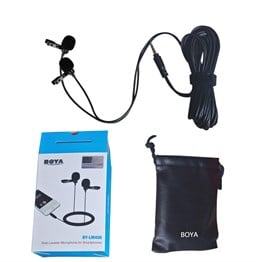 Boya BY-LM400 İkili Telefon Yaka Mikrofonu