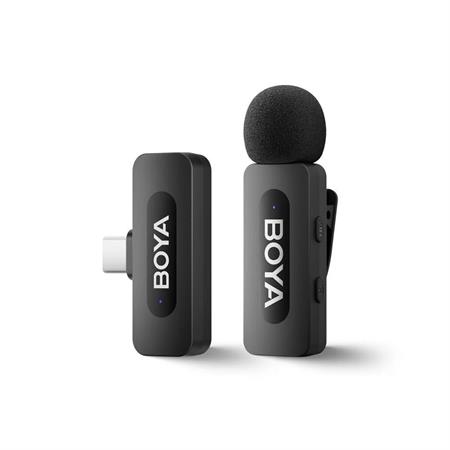 Boya BY-V10 Type-C Kompakt Kablosuz Yaka Mikrofonu (Yeni Versiyon)
