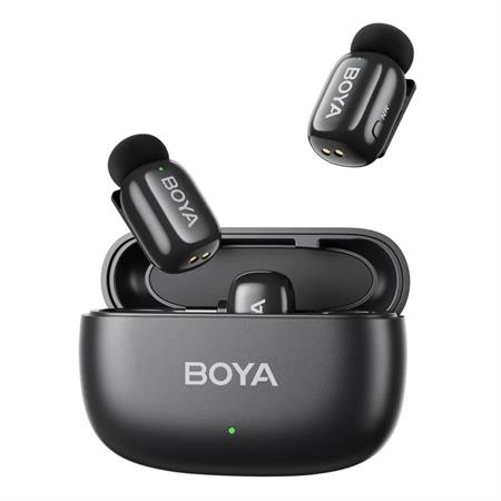 BOYA Mini Wireless Yaka Mikrofonu - Siyah