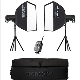 Broncolor Siros 400 Watt Basic 2 Paraflaş Kiti
