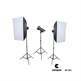 Compax BF-600 Paraflaş Seti 3lü