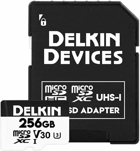 Delkin Devices 256GB Hyperspeed UHS-I SDXC Hafıza Kartı + SD Adaptör