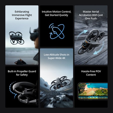 DJI AVATA 2 FLY SMART COMBO (THREE BATTERIES)