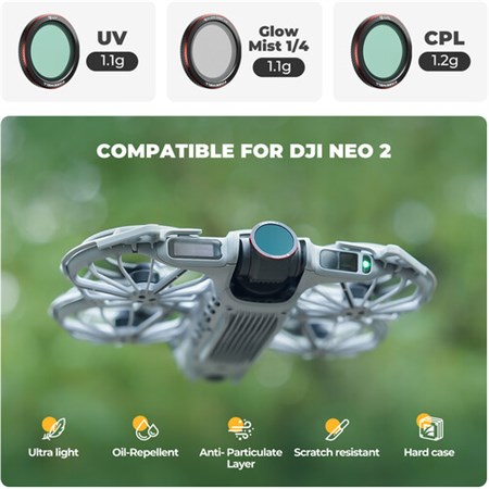 Freewell Every Day Filter Kit for DJI Neo 2 (3-Pack)