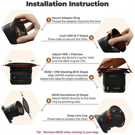 Freewell Real Locking VND/CPL Filter All Day Kit (82mm)