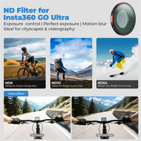 Freewell Standard Day Filter Kit for Insta360 GO Ultra (4-Pack)